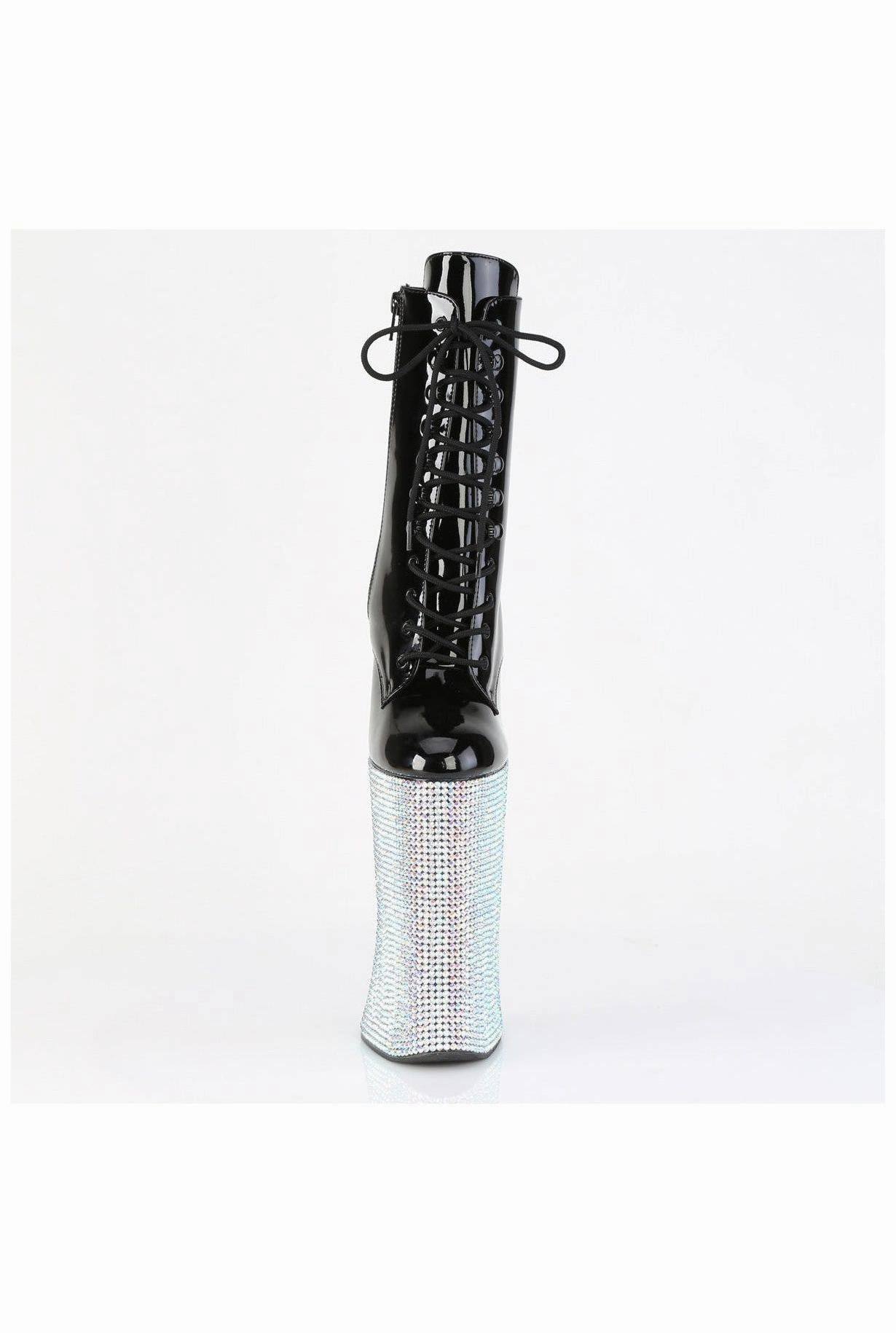 Pleaser FORBIDDEN-1020BEJ Ankle Boot