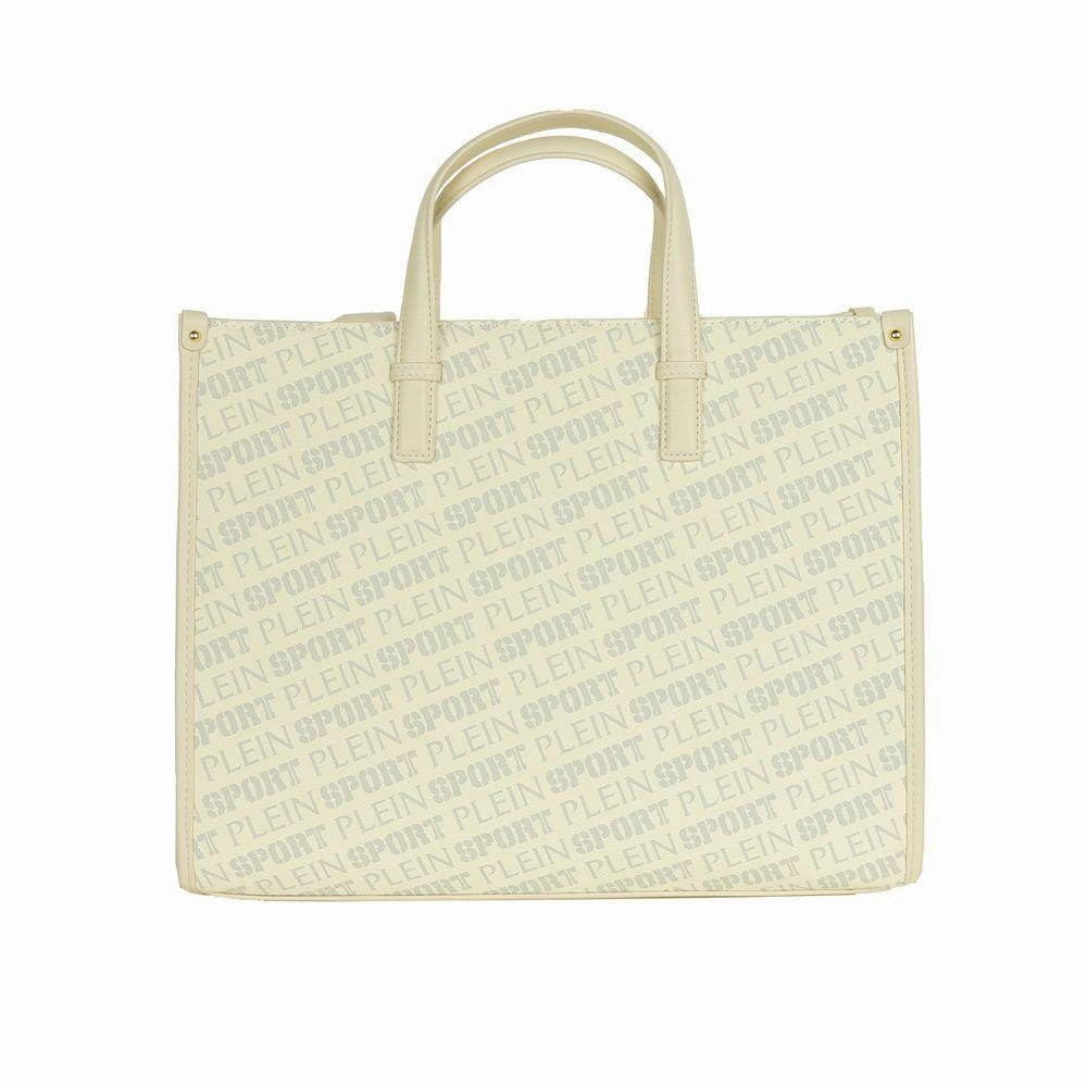 Plein Sport White Polyamide Women Shoulder Bag