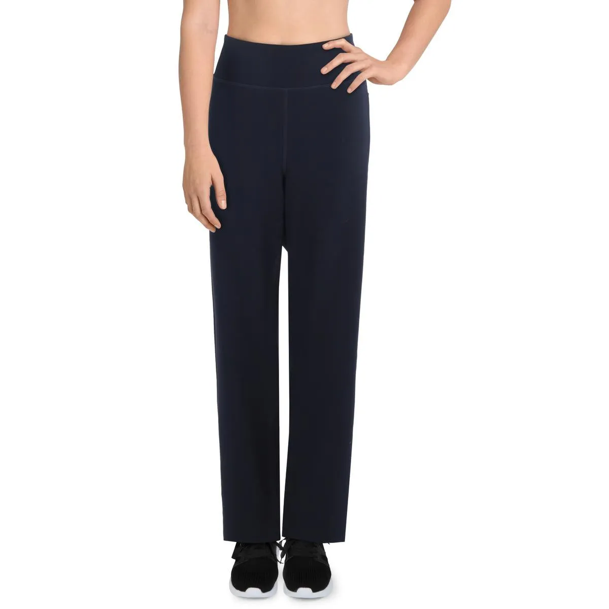 Plus Womens Pocket Nylon Jogger Pants