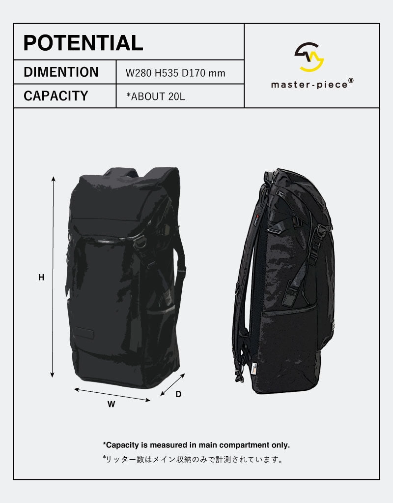 Potential Backpack L No.01760-V3