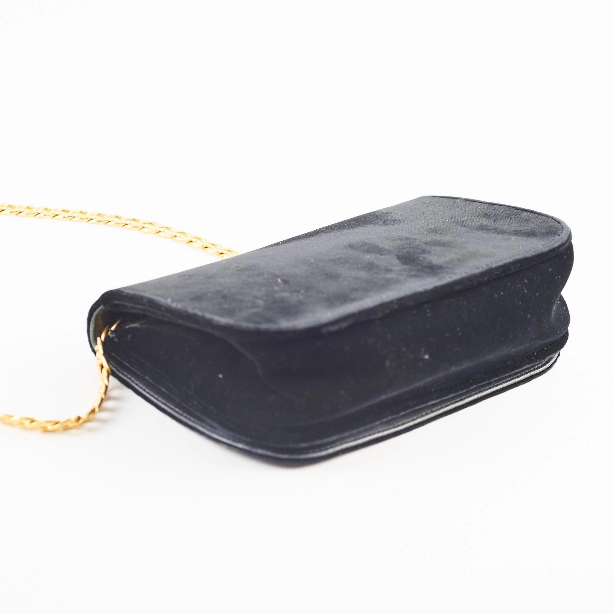 Prada Velvet Crossbody Bag Black