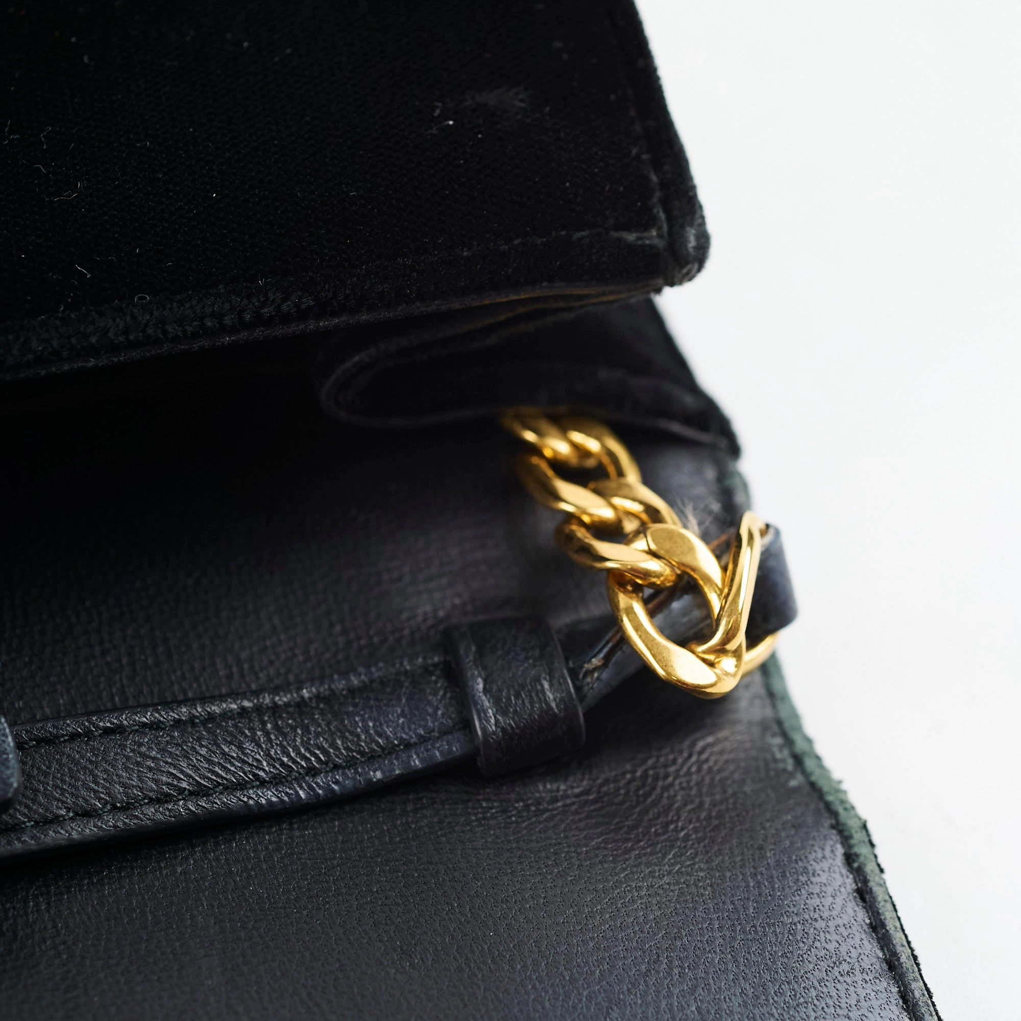 Prada Velvet Crossbody Bag Black