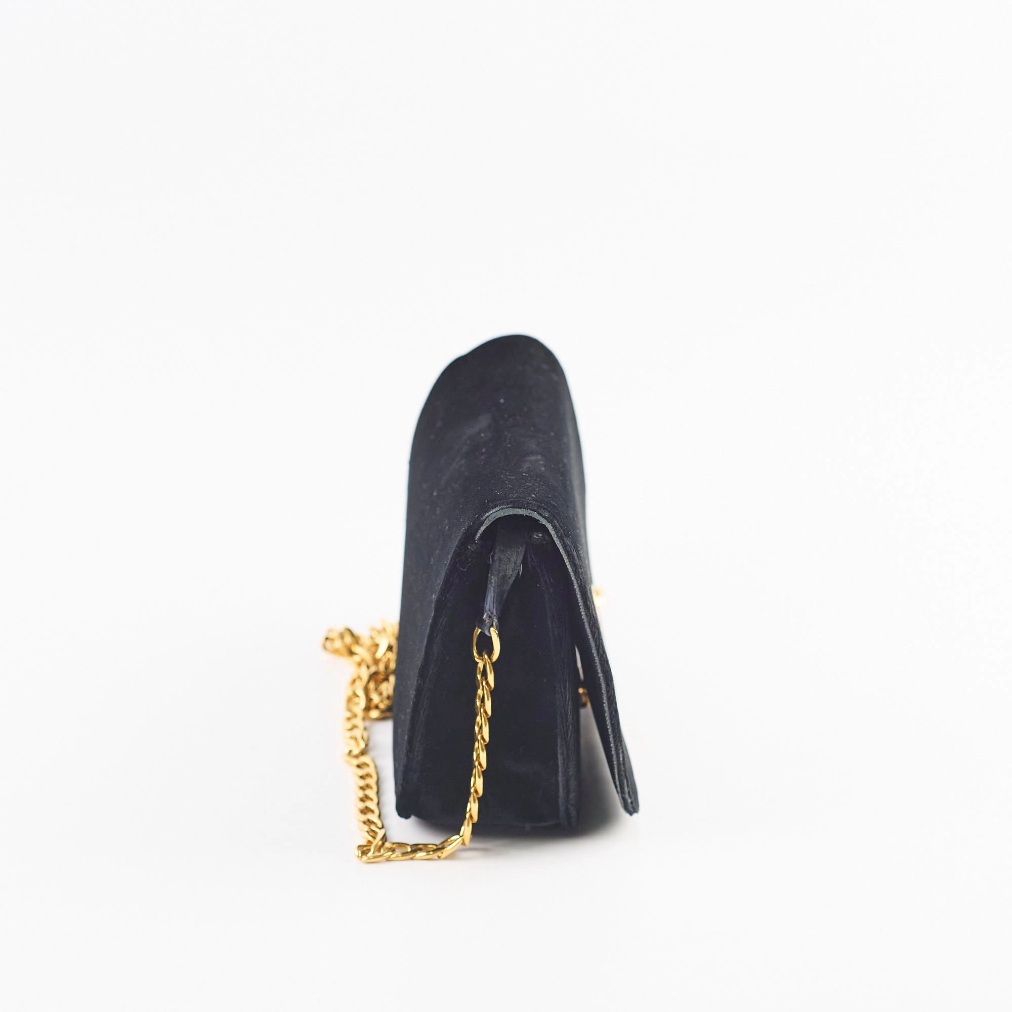Prada Velvet Crossbody Bag Black