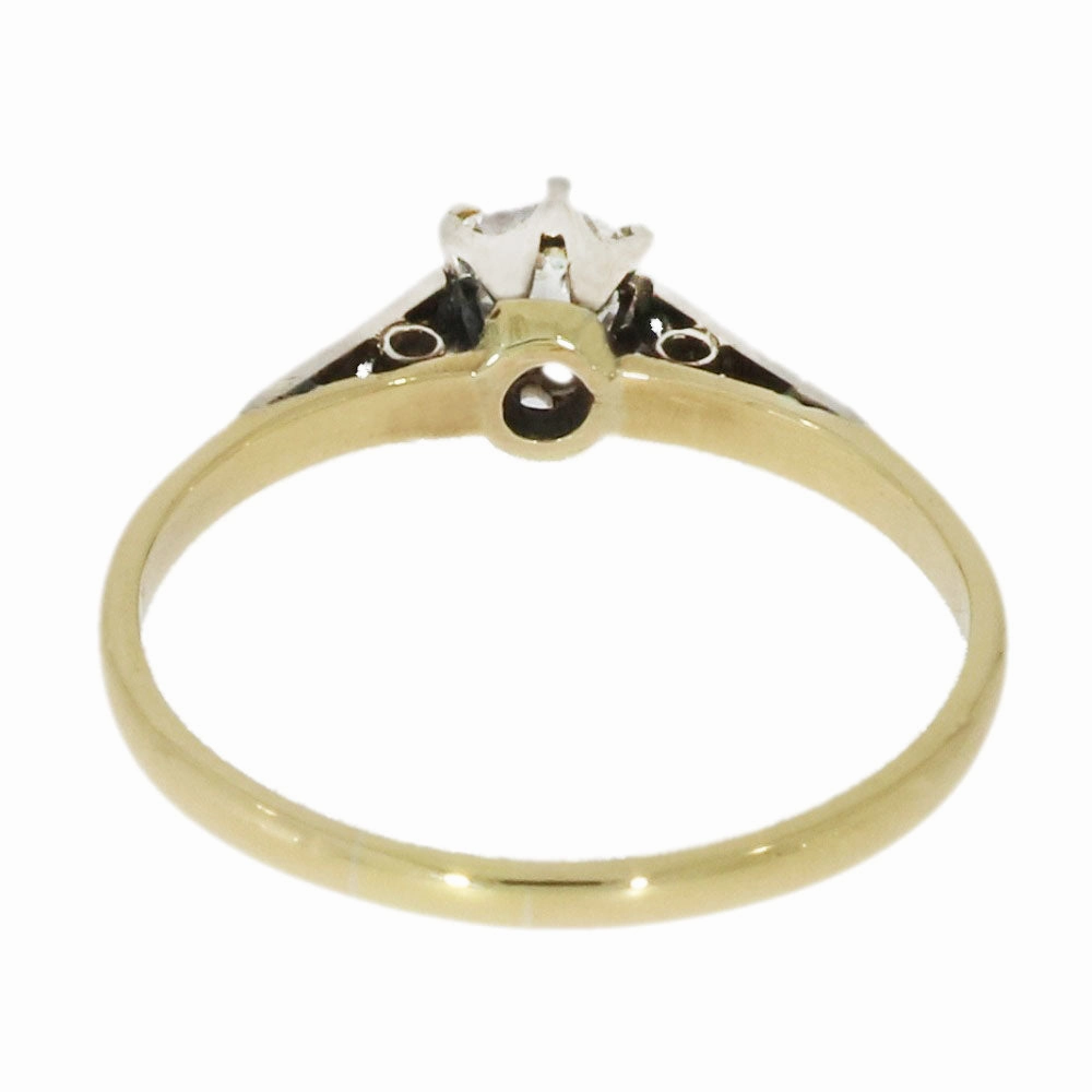 Pre Owned 9ct Yellow Gold 0.40ct Diamond Solitaire Ring