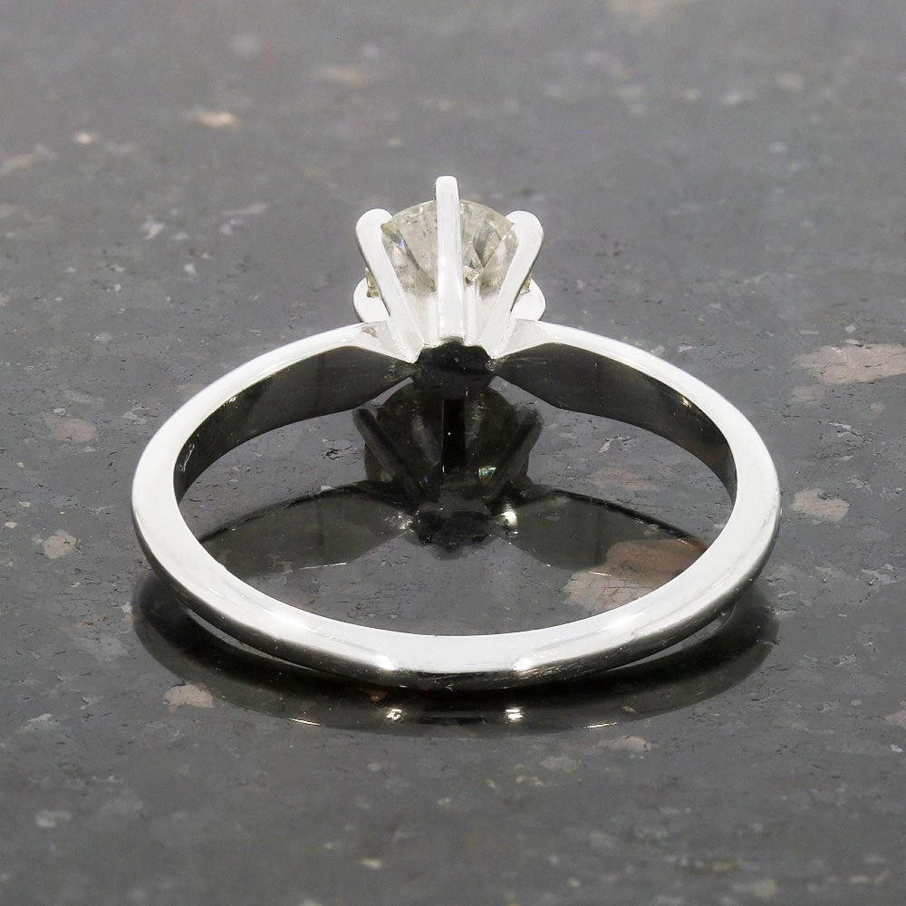 Pre Owned Ladies 14ct White Gold 0.50cts Diamond Solitaire Ring