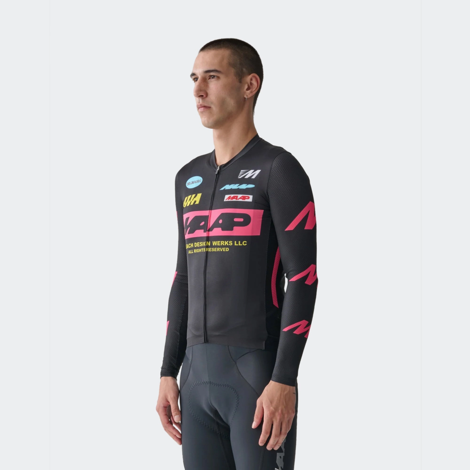 Pro Air LS Jersey x Bleach - Black/Chrome