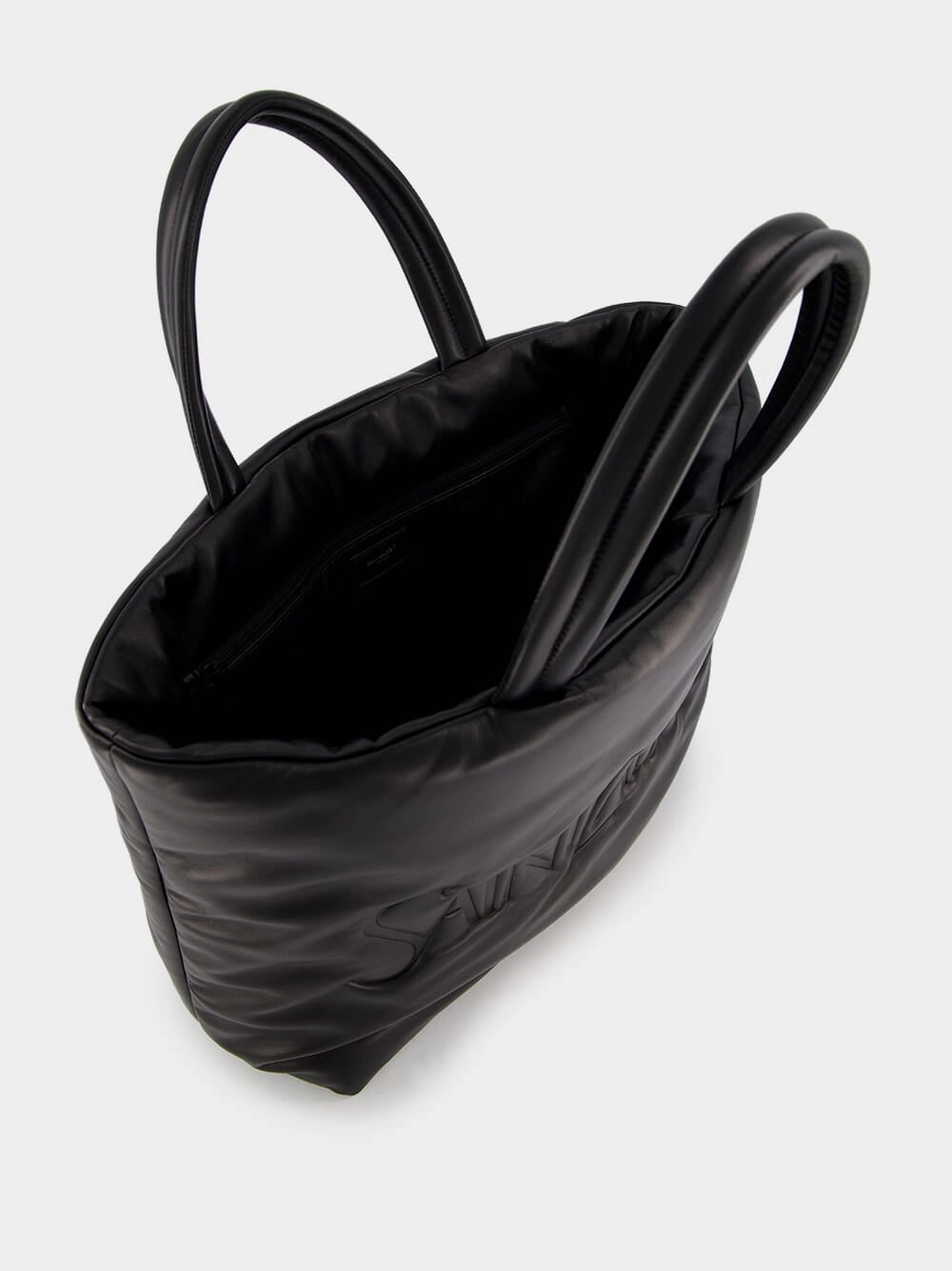 Puffer Tote In Nappa Lambskin