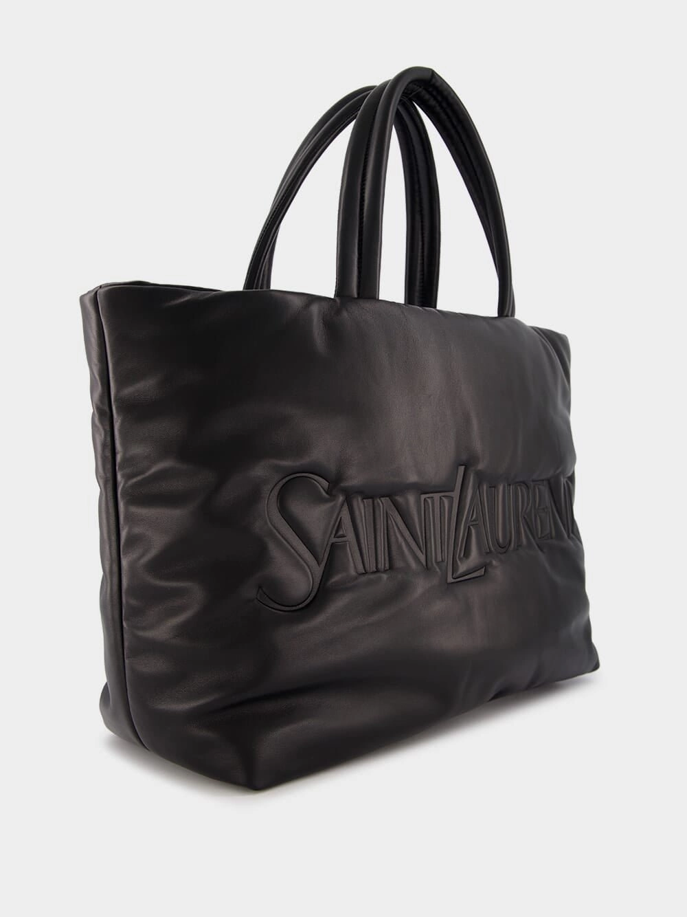 Puffer Tote In Nappa Lambskin