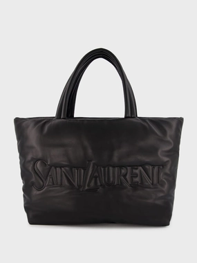 Puffer Tote In Nappa Lambskin