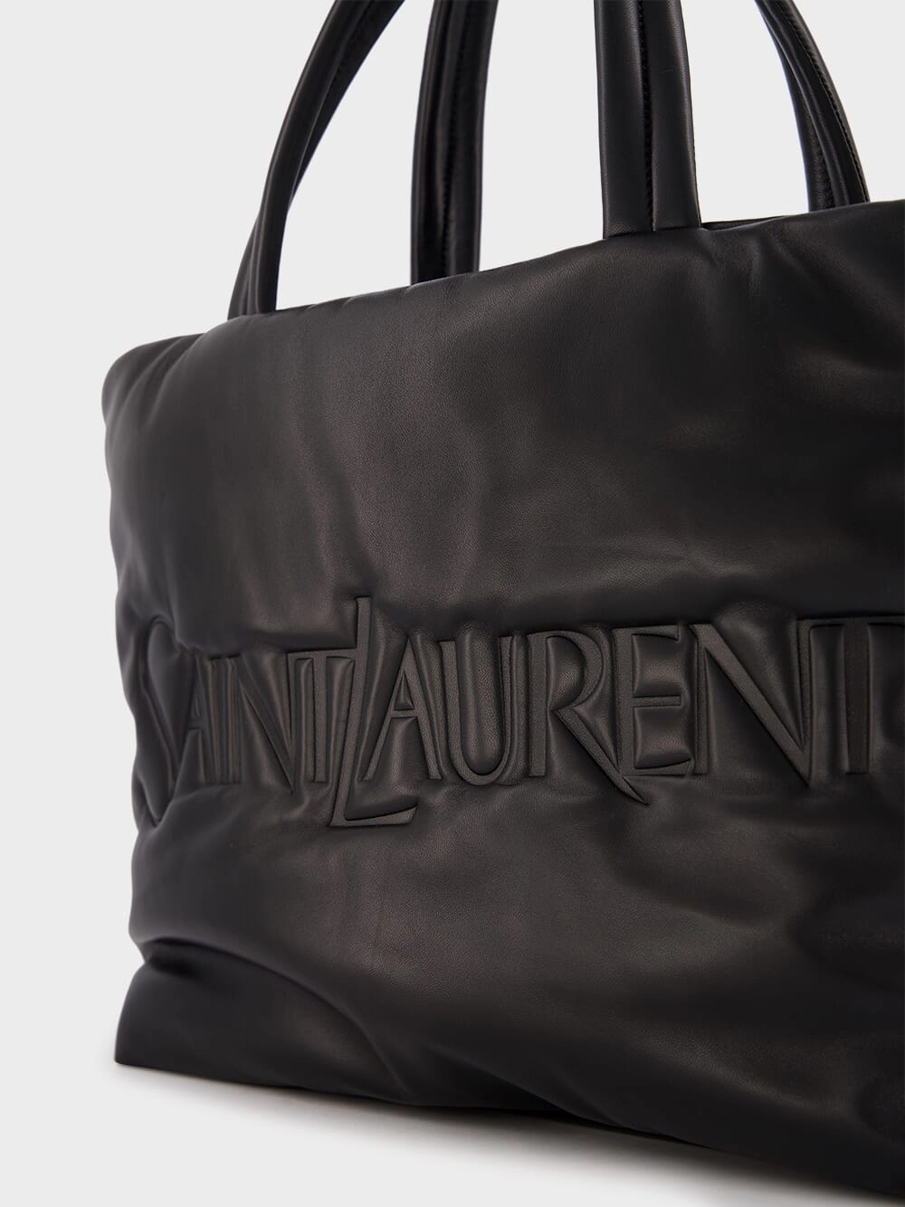 Puffer Tote In Nappa Lambskin