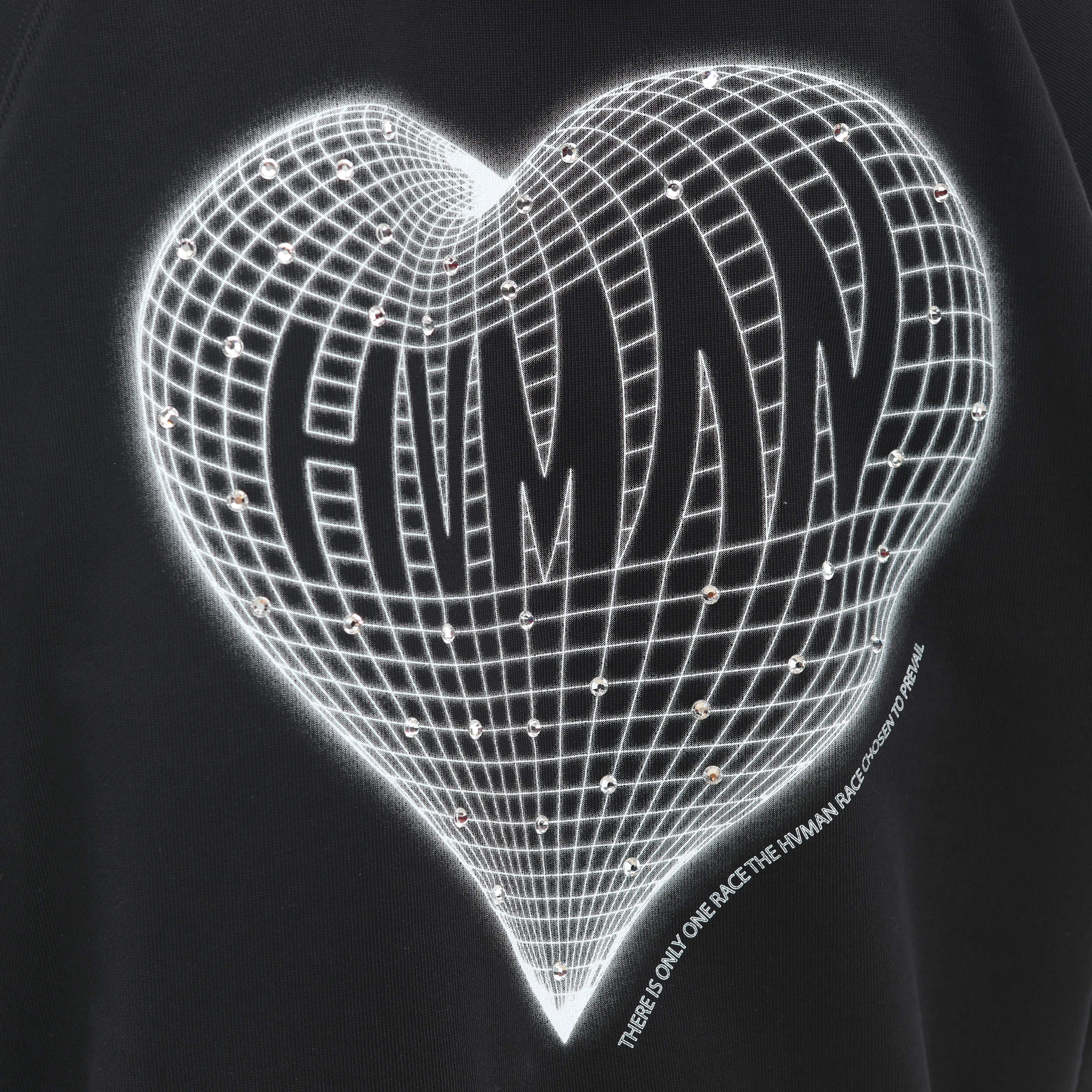 Pullover Sweatshirt In Hvman Love