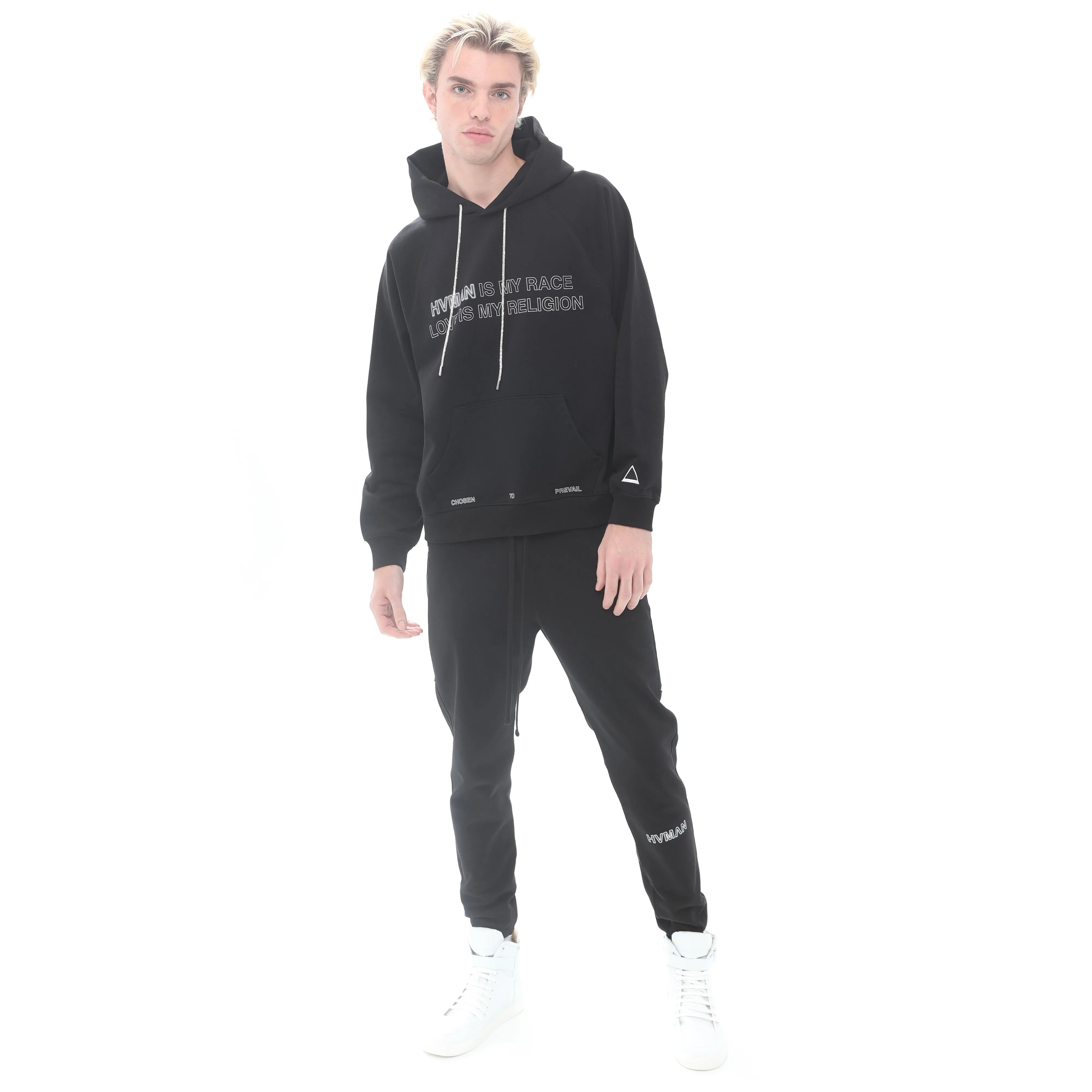 Pullover Sweatshirt In Hvman Love