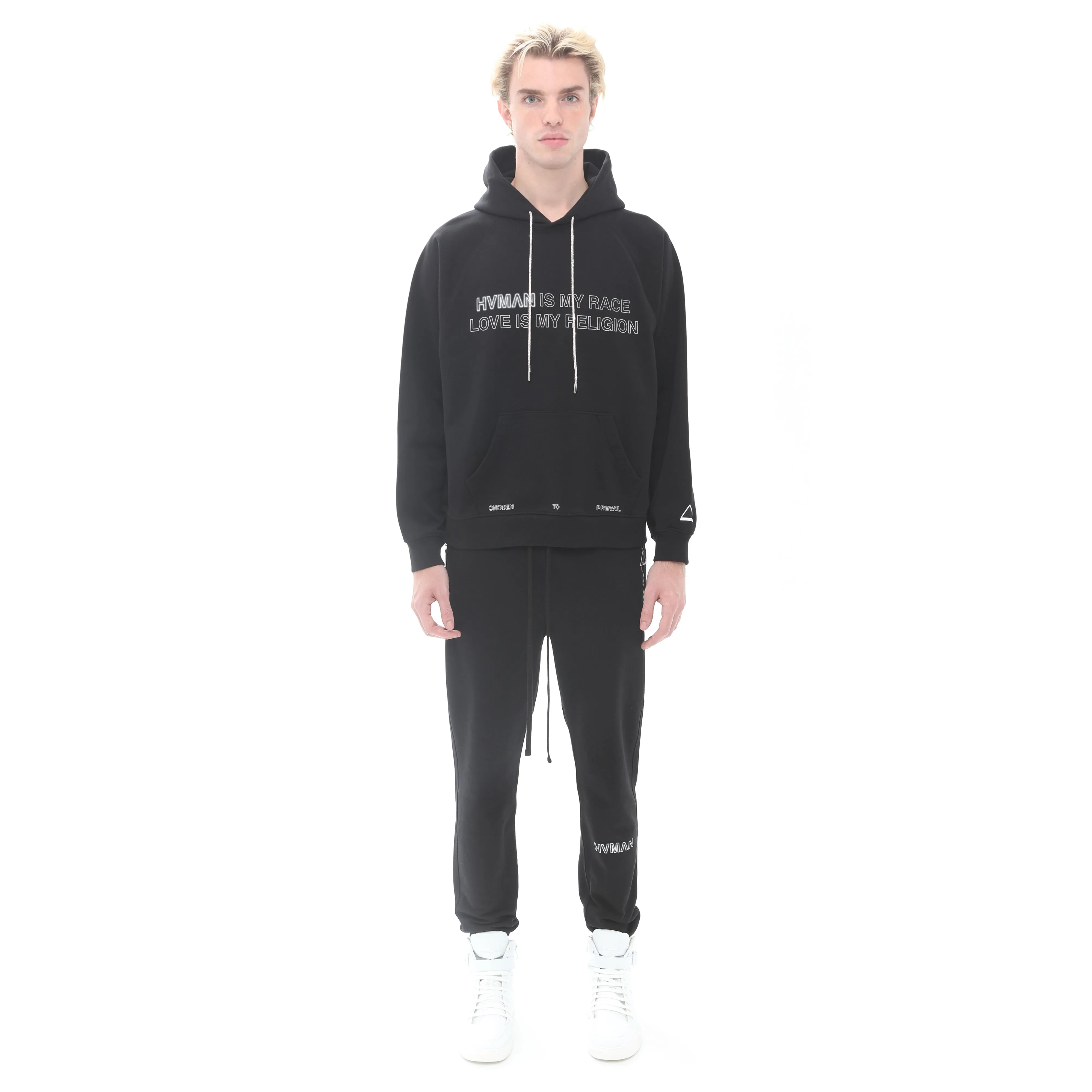 Pullover Sweatshirt In Hvman Love