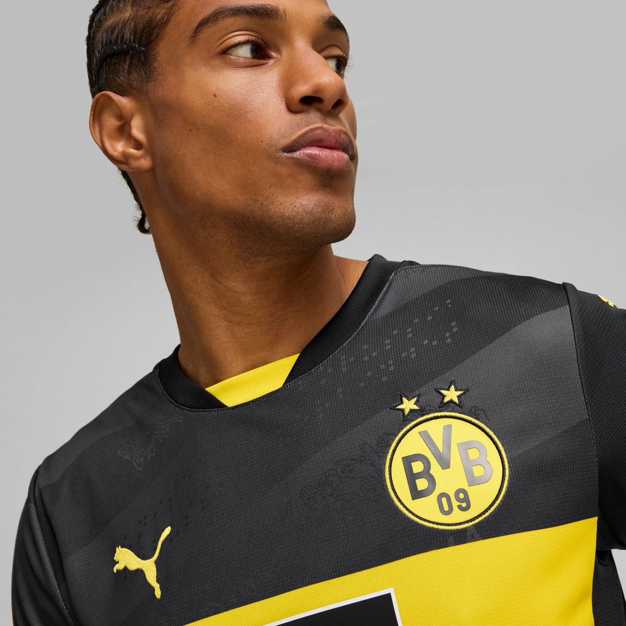 PUMA Men's Borussia Dortmund 24/25 Replica Away Soccer Jersey