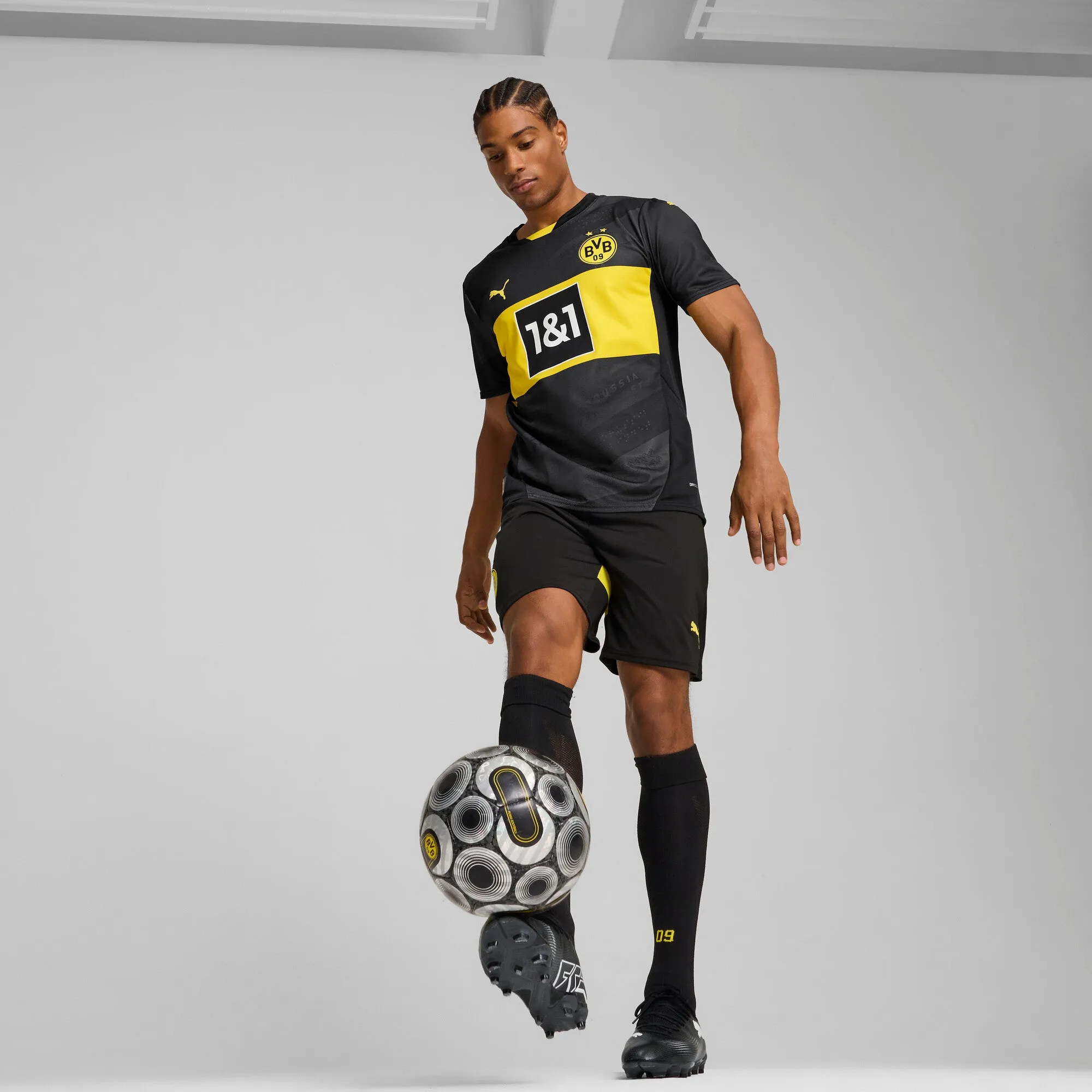 PUMA Men's Borussia Dortmund 24/25 Replica Away Soccer Jersey