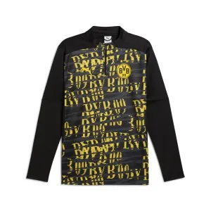 PUMA Men's Borussia Dortmund Pre-Match Quarter-Zip Top