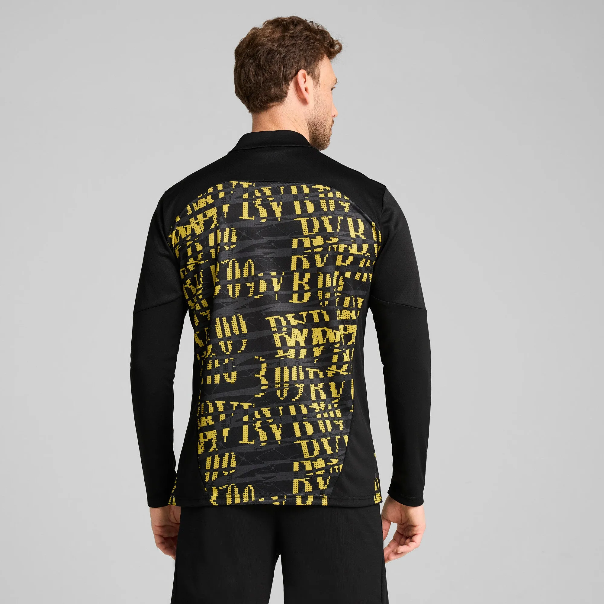 PUMA Men's Borussia Dortmund Pre-Match Quarter-Zip Top