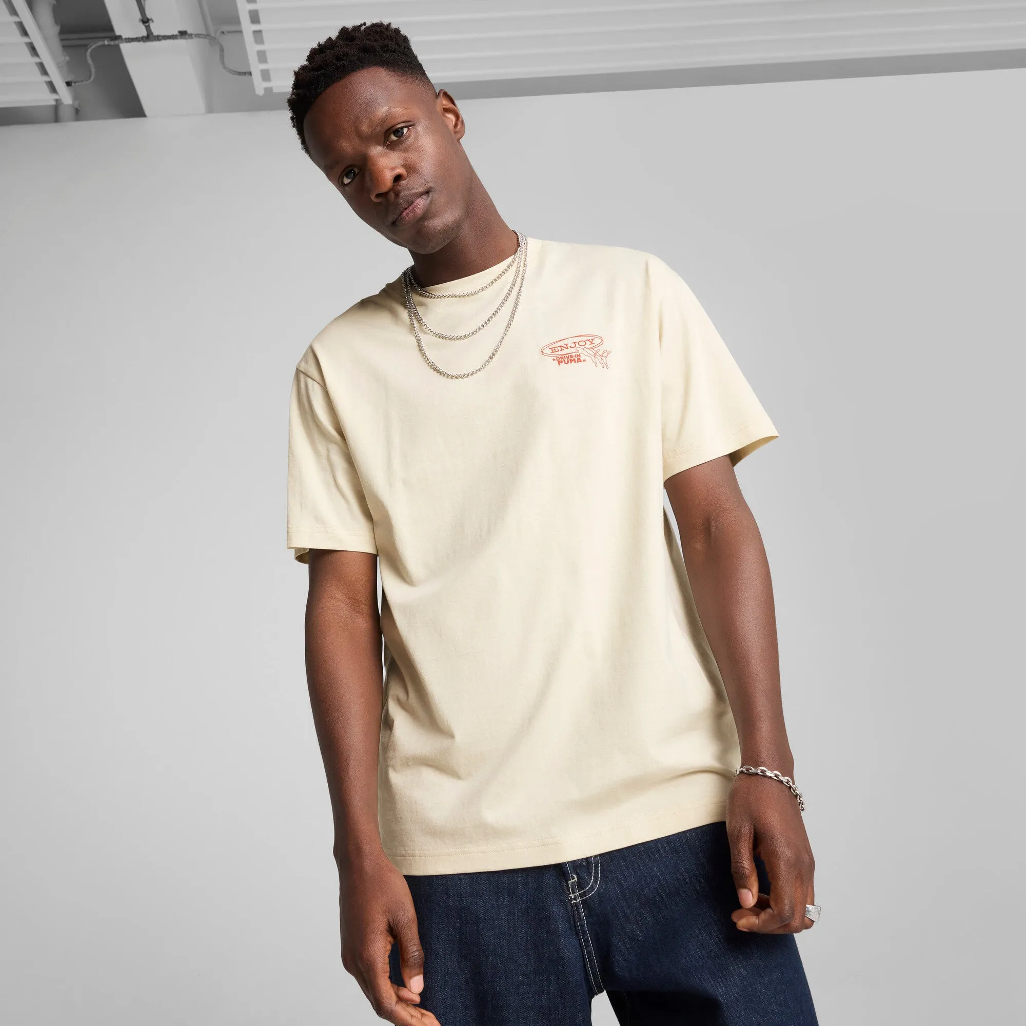 PUMA Men's GRAPHICS Drive-In Relaxed Tee