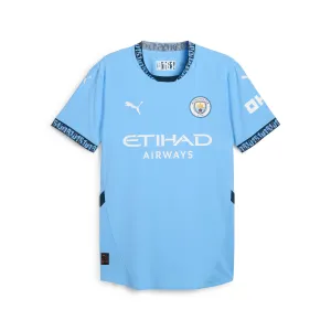 PUMA Men's Manchester City 24/25 Authentic Home Soccer Jersey