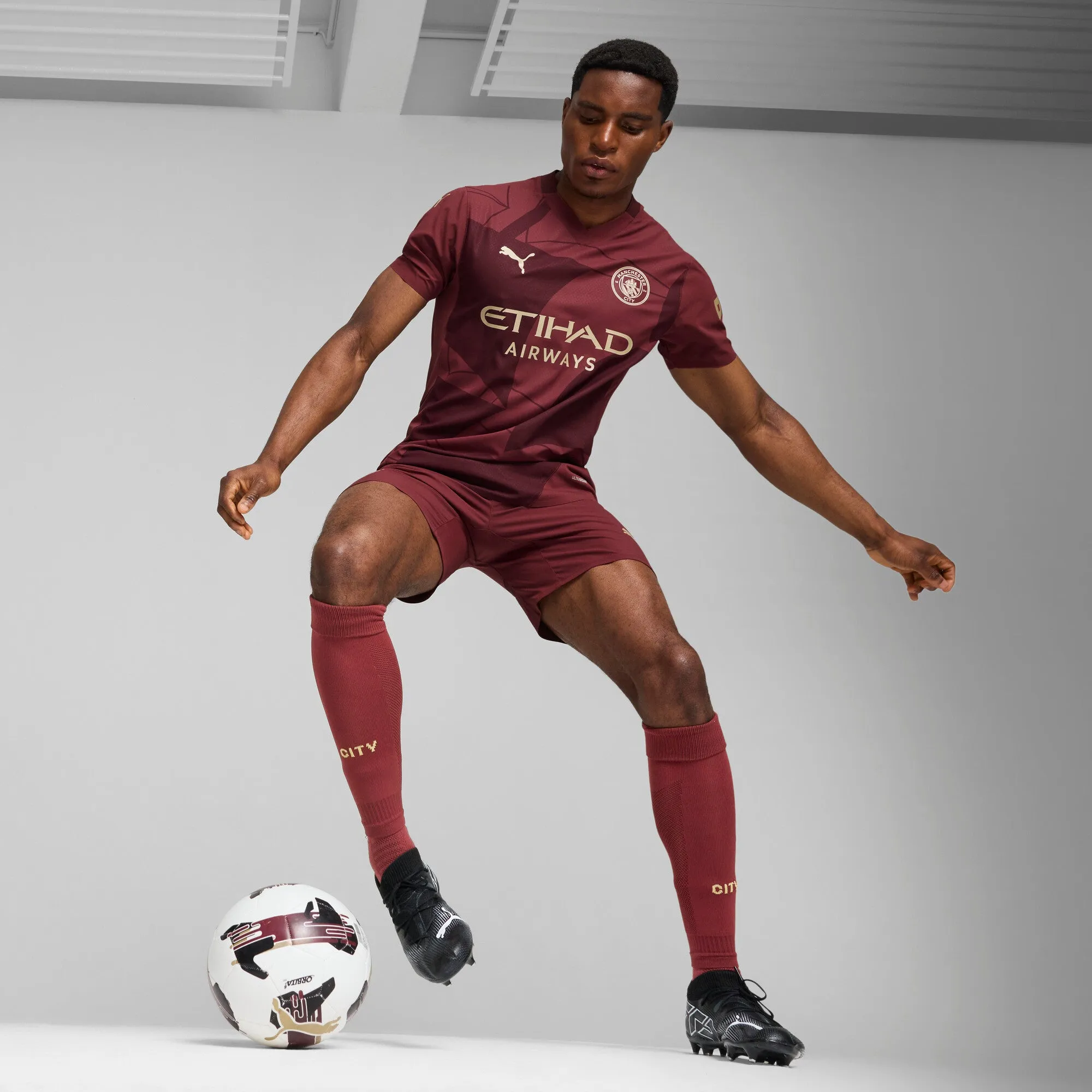 PUMA Men's Manchester City 24/25 Authentic Third Soccer Jersey