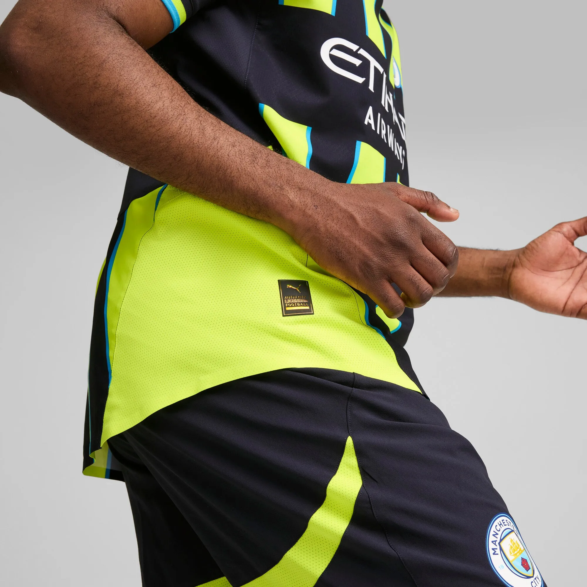 PUMA Men's Manchester City 24/25 Away Authentic Soccer Jersey