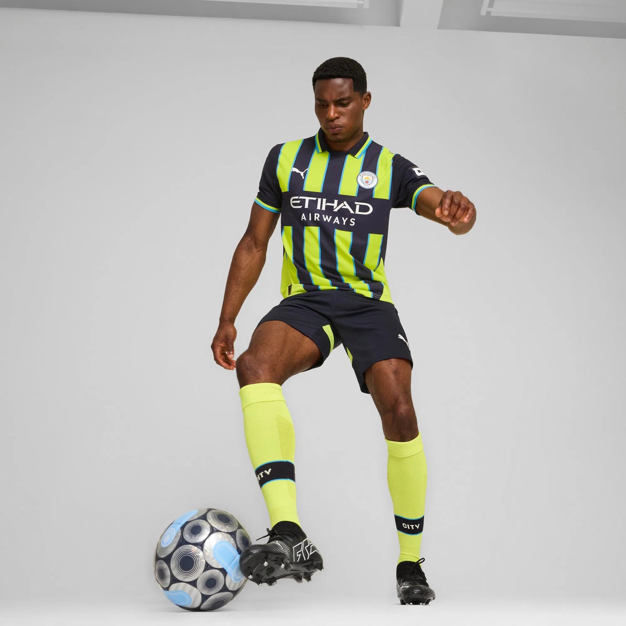 PUMA Men's Manchester City 24/25 Replica Away Soccer Jersey