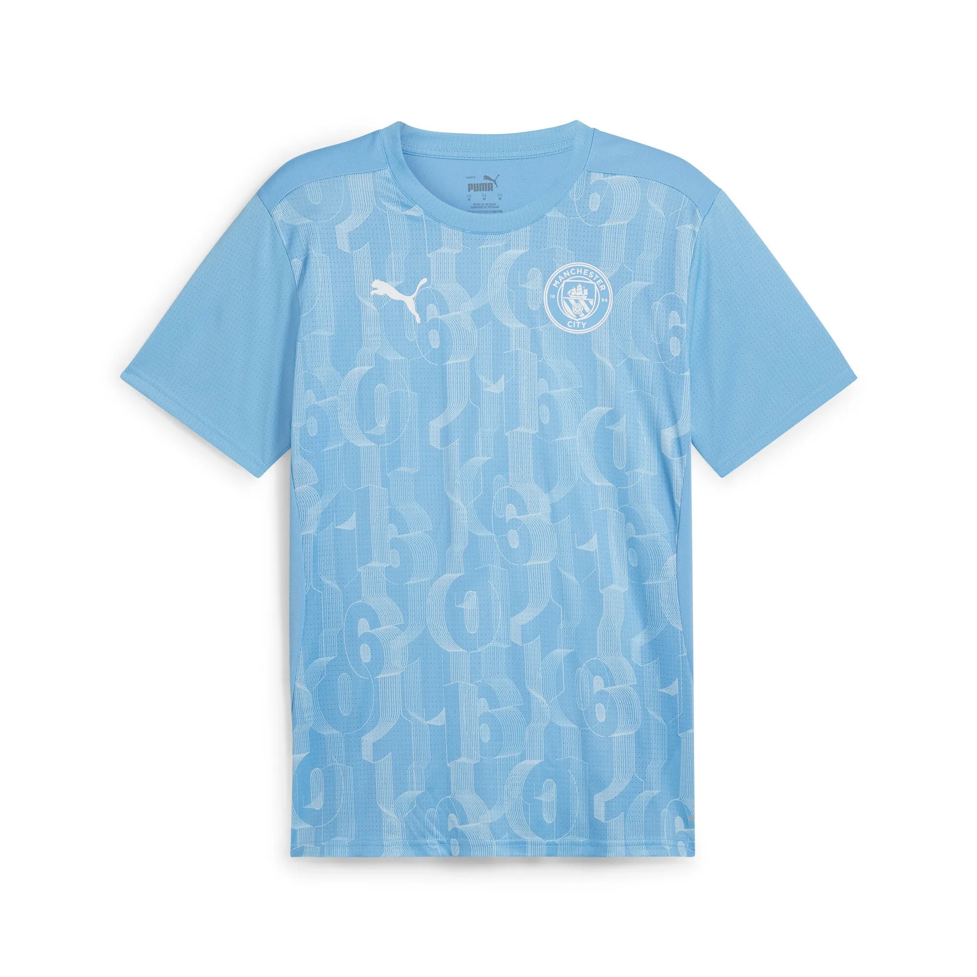 PUMA Men's Manchester City Pre-Match Short Sleeve Jersey
