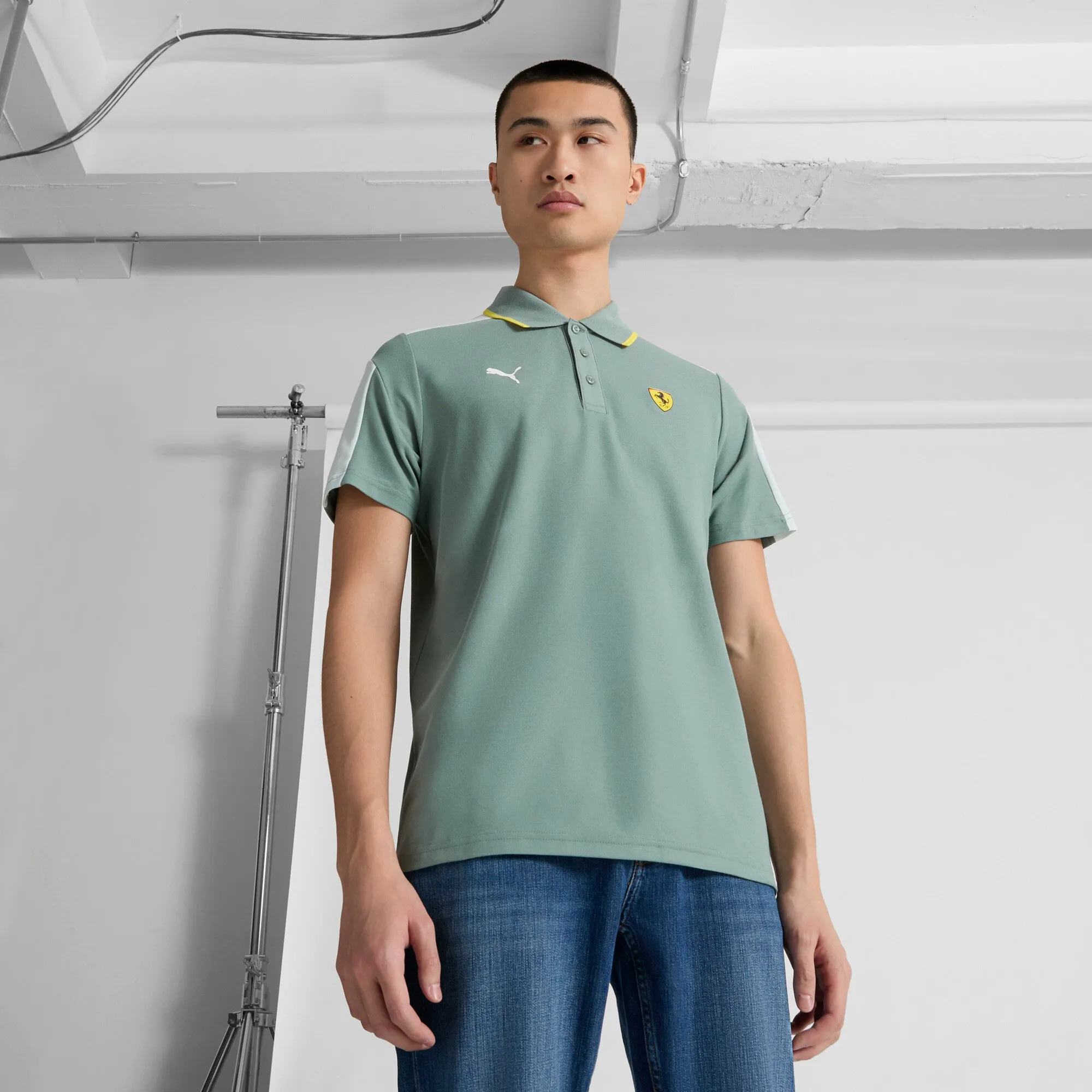 PUMA Men's Scuderia Ferrari Race MT7 Polo