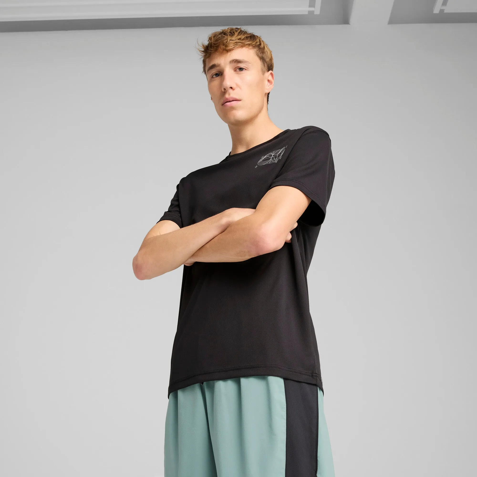 PUMA Men's Skeleton Running Graphic Tee