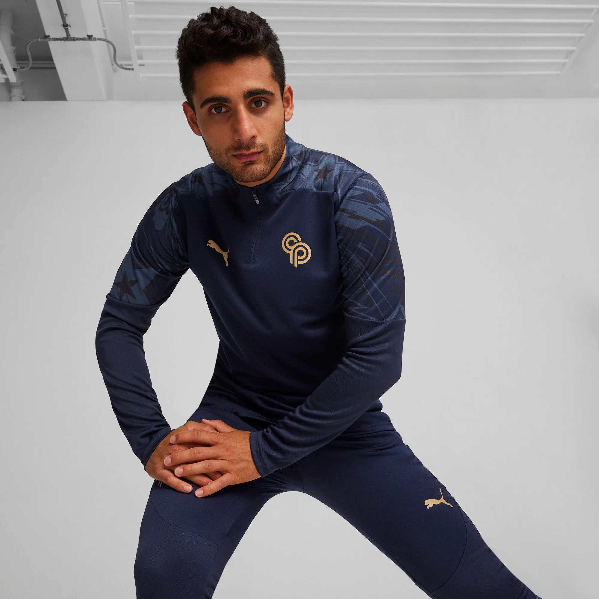 PUMA Men's x CHRISTIAN PULISIC Soccer Quarter-Zip Top