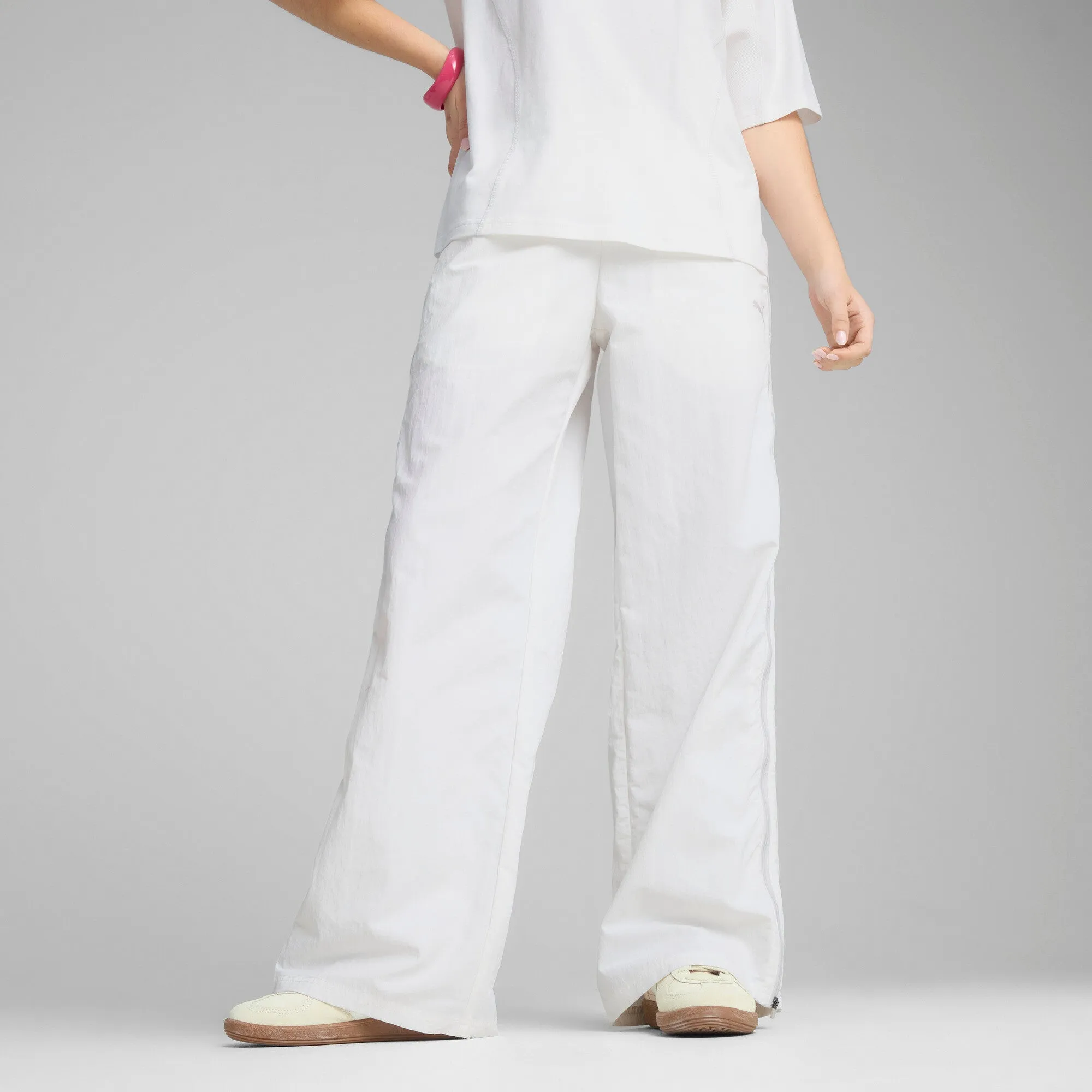 PUMA Women's DARE TO Relaxed Woven Zip-Off Pants