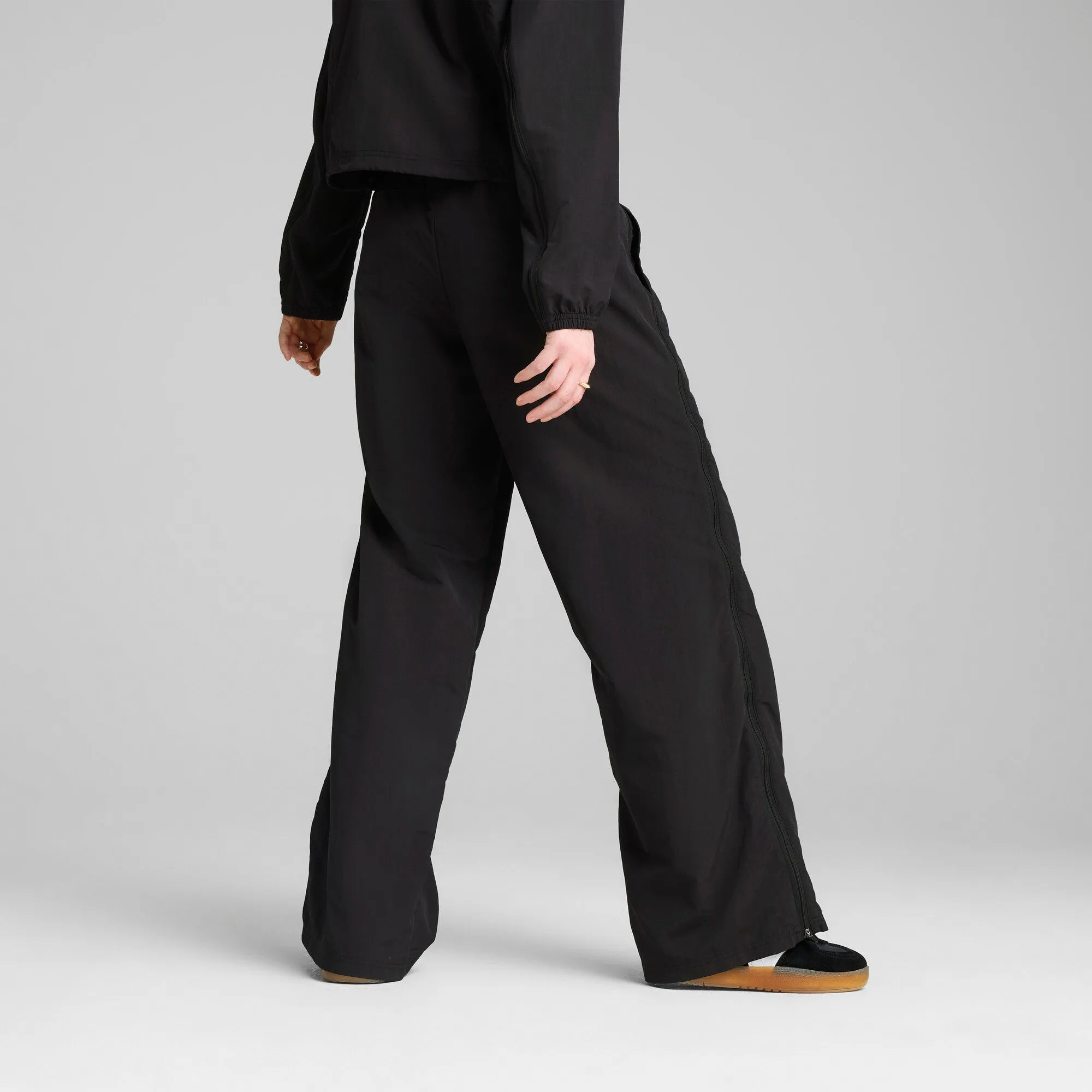 PUMA Women's DARE TO Relaxed Woven Zip-Off Pants