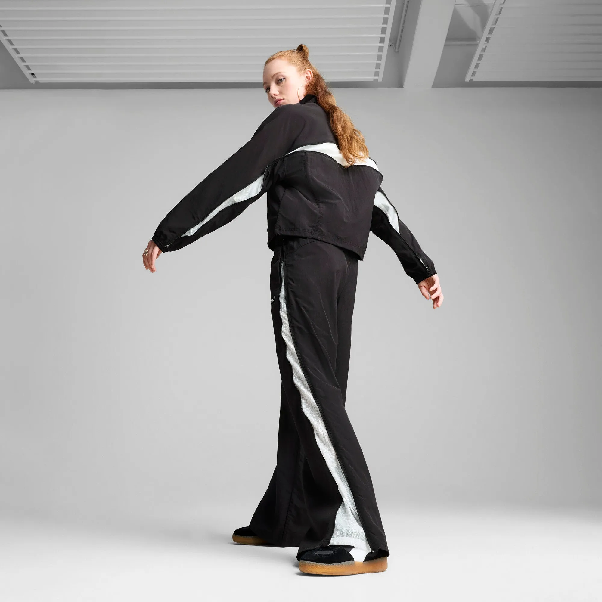 PUMA Women's DARE TO Relaxed Woven Zip-Off Pants