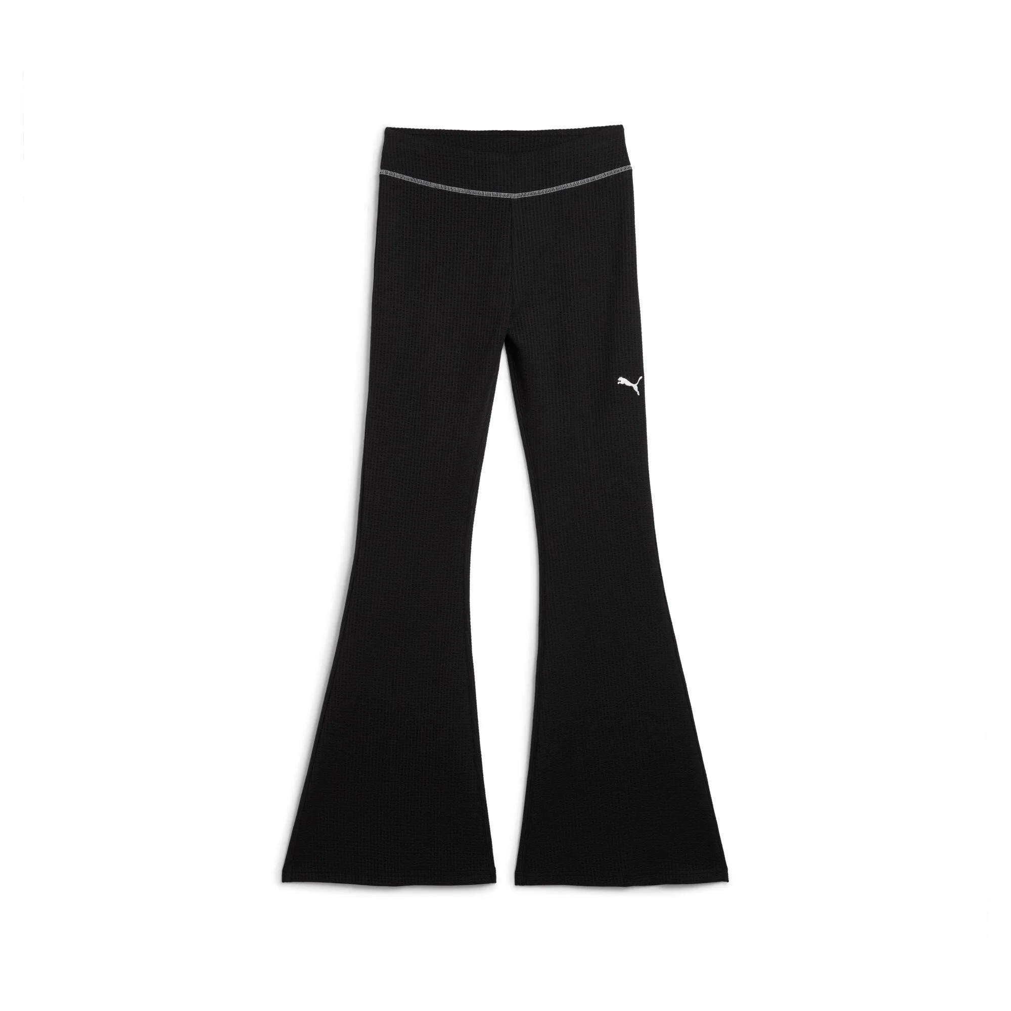 PUMA Women's DARE TO Textured Flared Leggings
