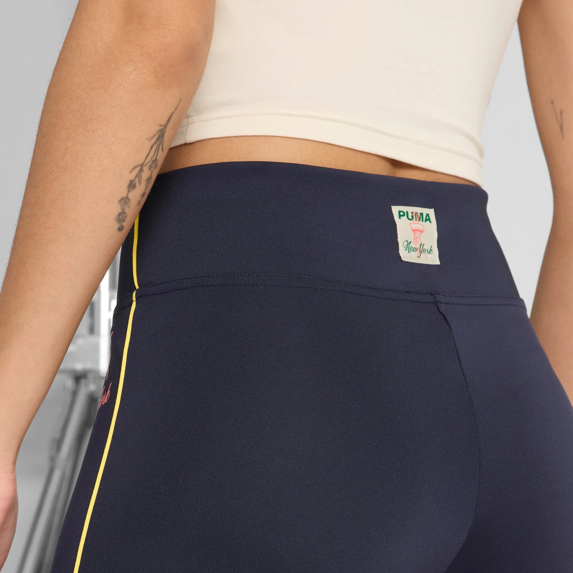 PUMA Women's Wardrobe Essentials Bright Lights NYC Flagship Flared Leggings