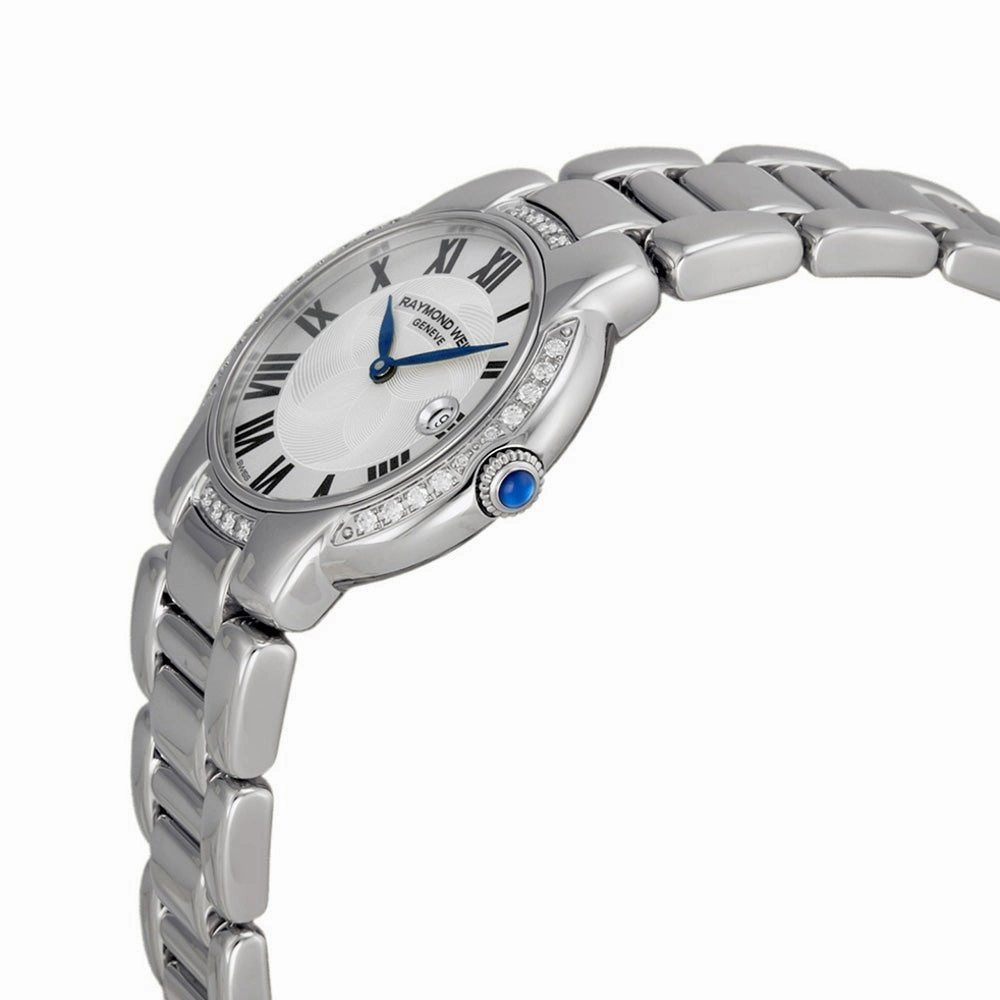 Raymond Weil Jasmine Stainless Steel & Diamond Womens Luxury Watch Calendar 5229-STS-01659
