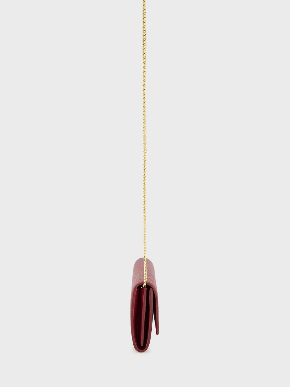 Red Gancini Wallet with Chain