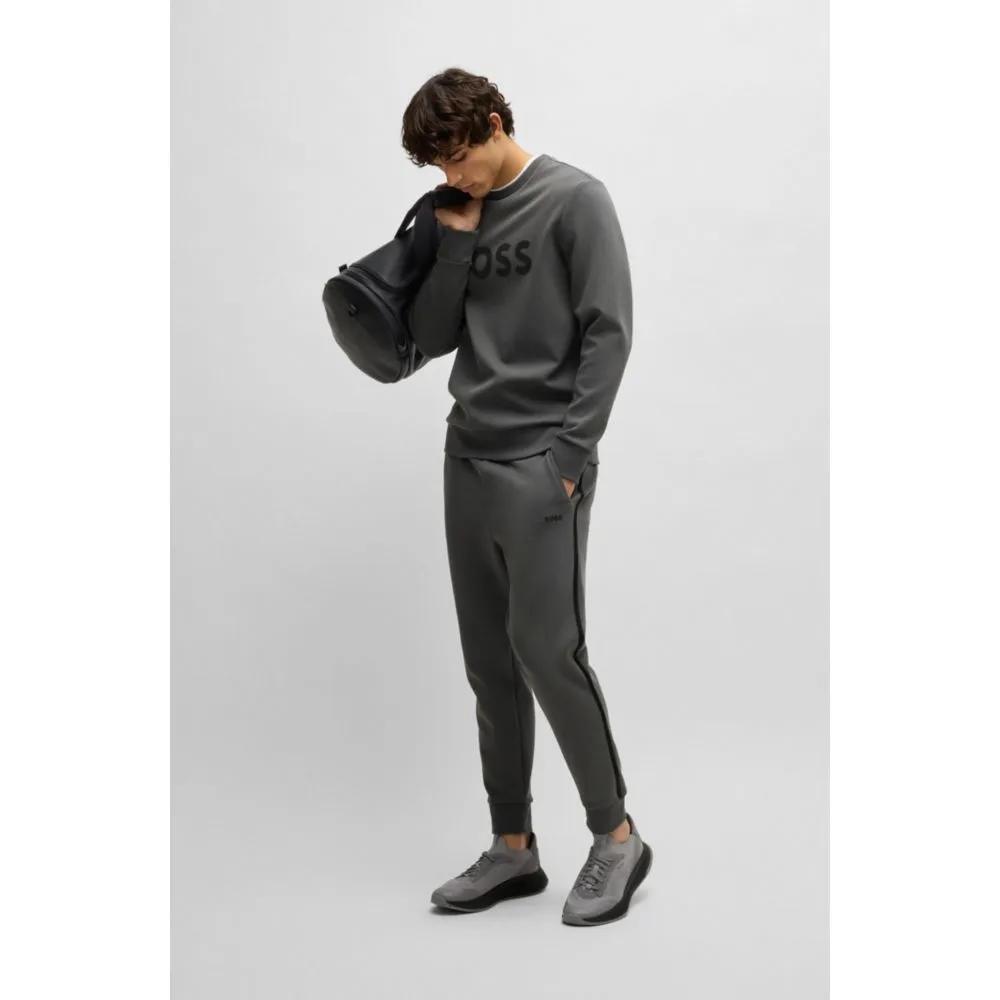 Regular-fit sweatshirt with logo print