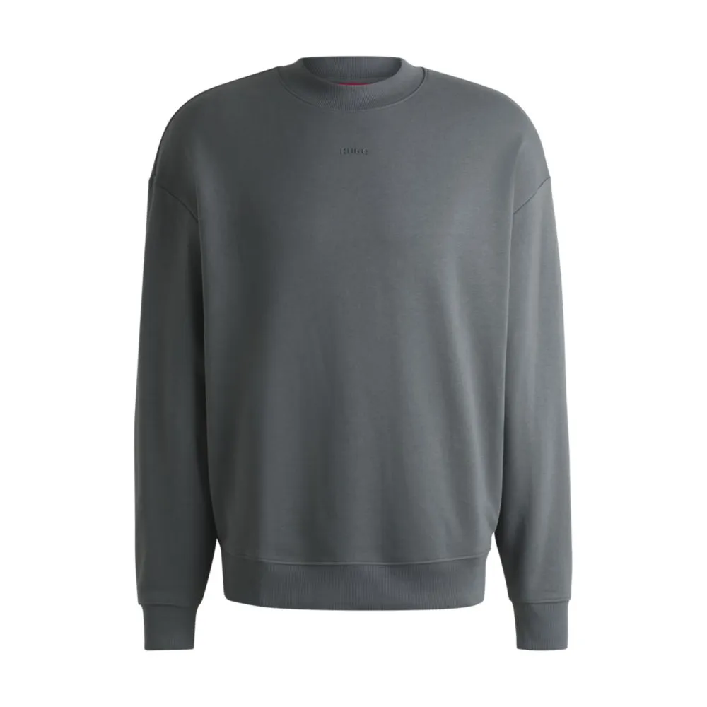 Relaxed-fit sweatshirt in cotton terry with logo print