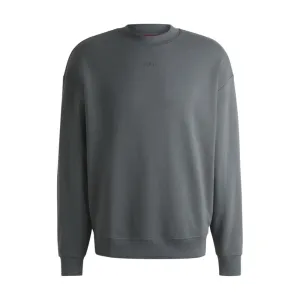 Relaxed-fit sweatshirt in cotton terry with logo print