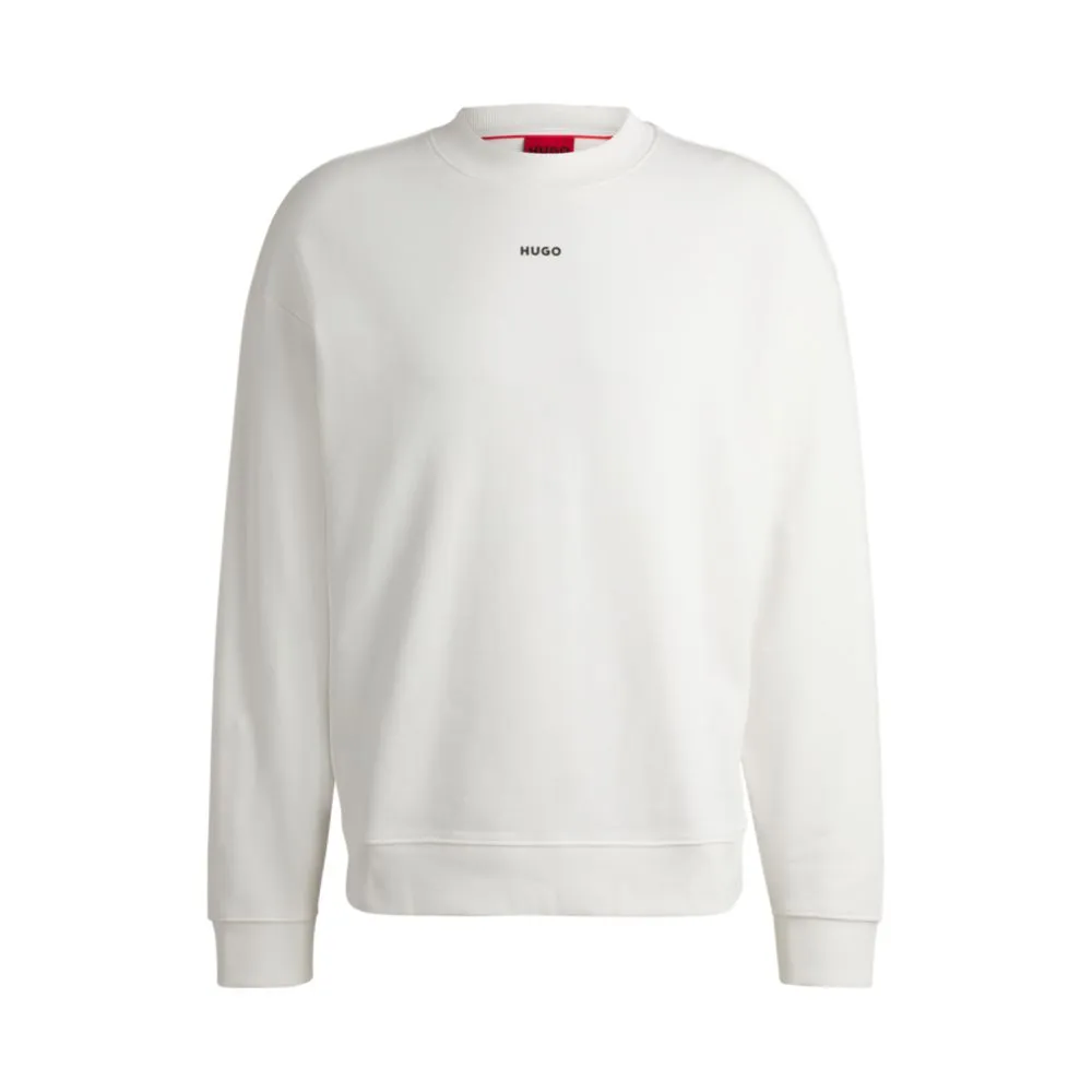 Relaxed-fit sweatshirt in cotton terry with logo print