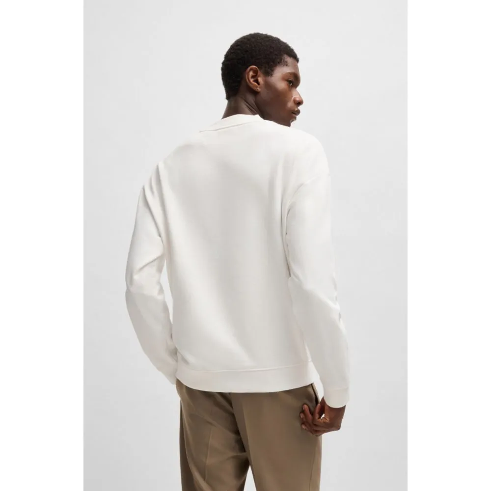 Relaxed-fit sweatshirt in cotton terry with logo print