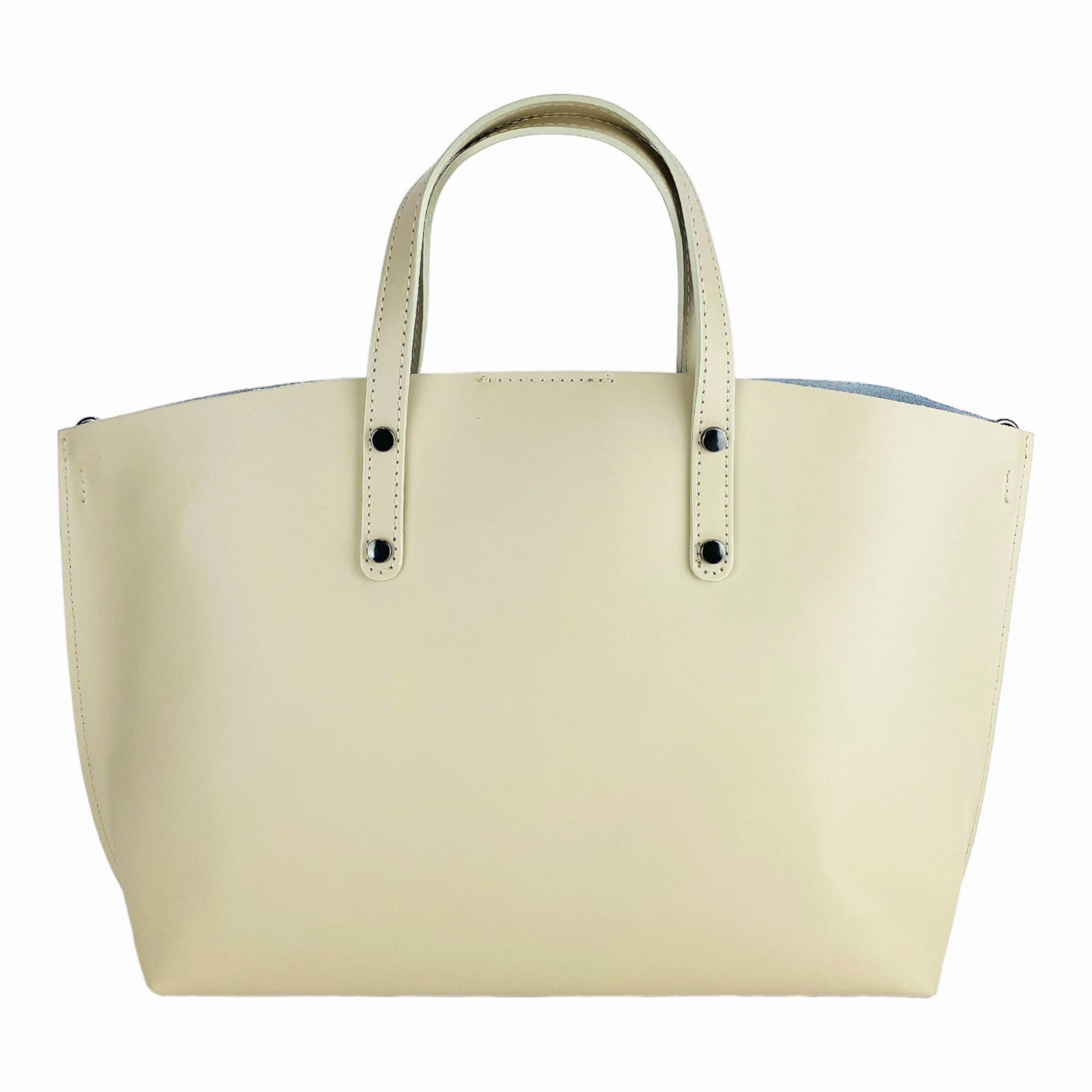 Renato Borzatta leather shoulder bag beige