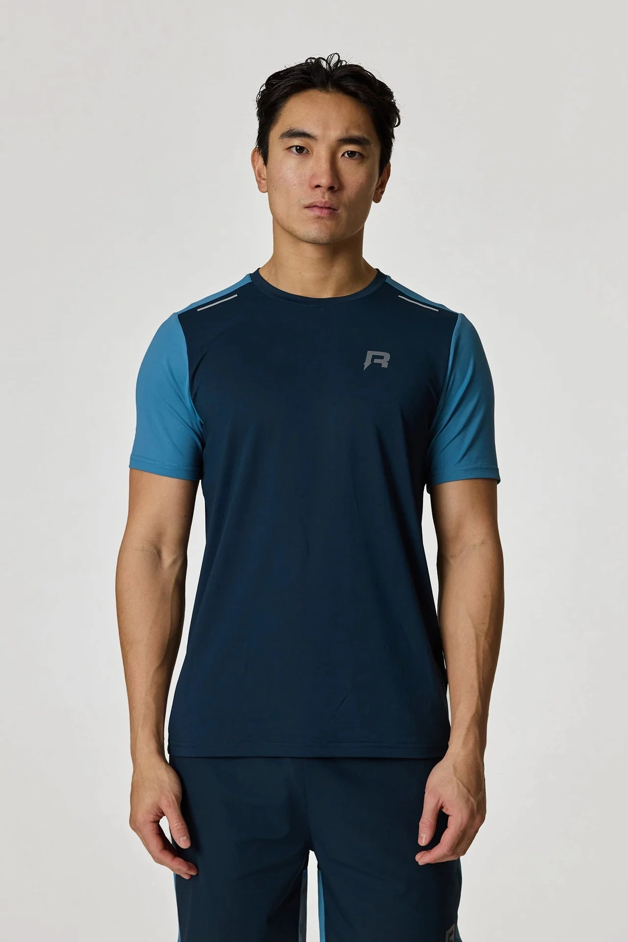 Reprimo Flight T Shirt - Dusky Cyan / Ink