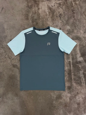 Reprimo Flight T Shirt - Forest Green / Mint