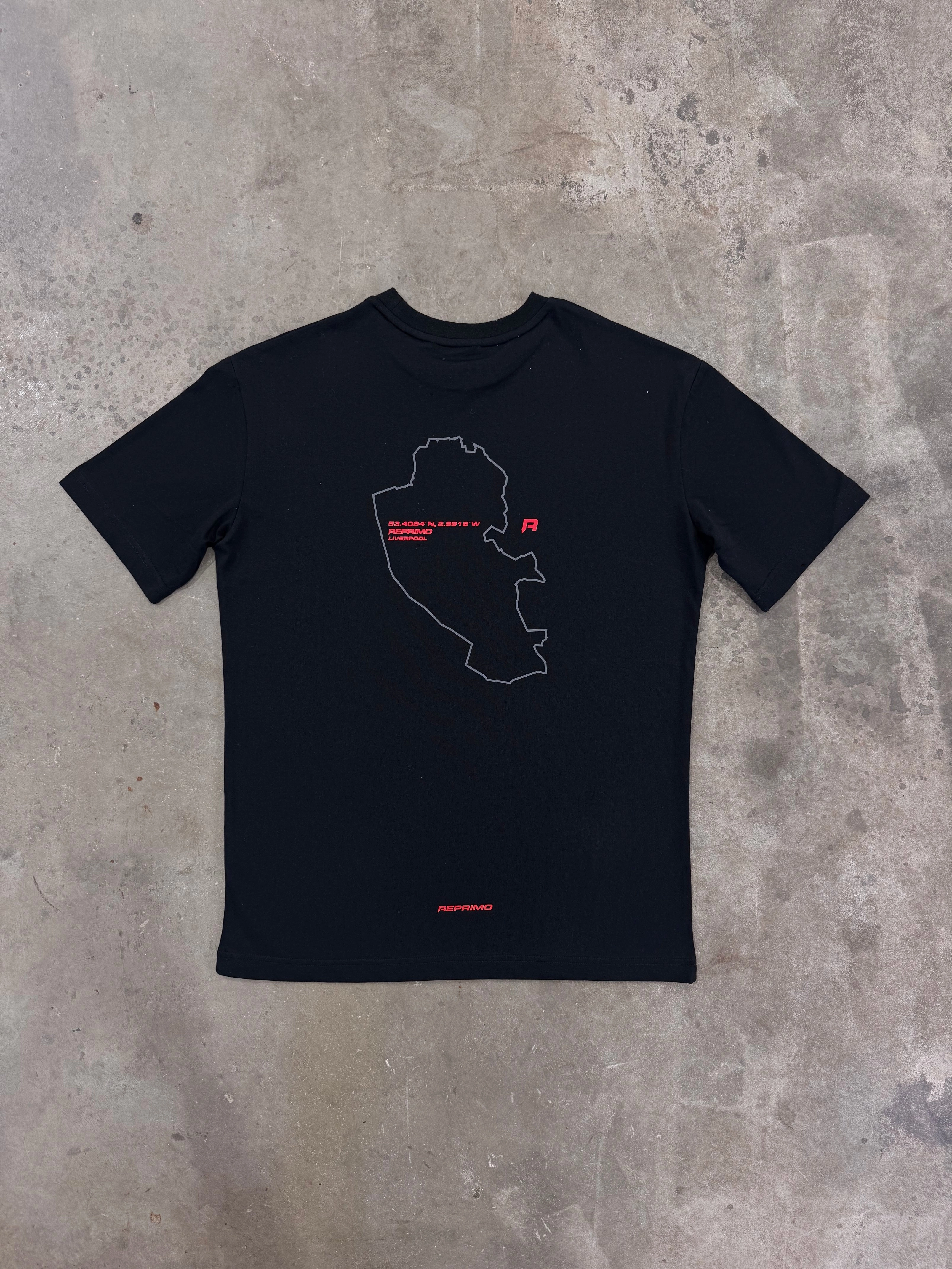 Reprimo Liverpool City Series T Shirt - Black