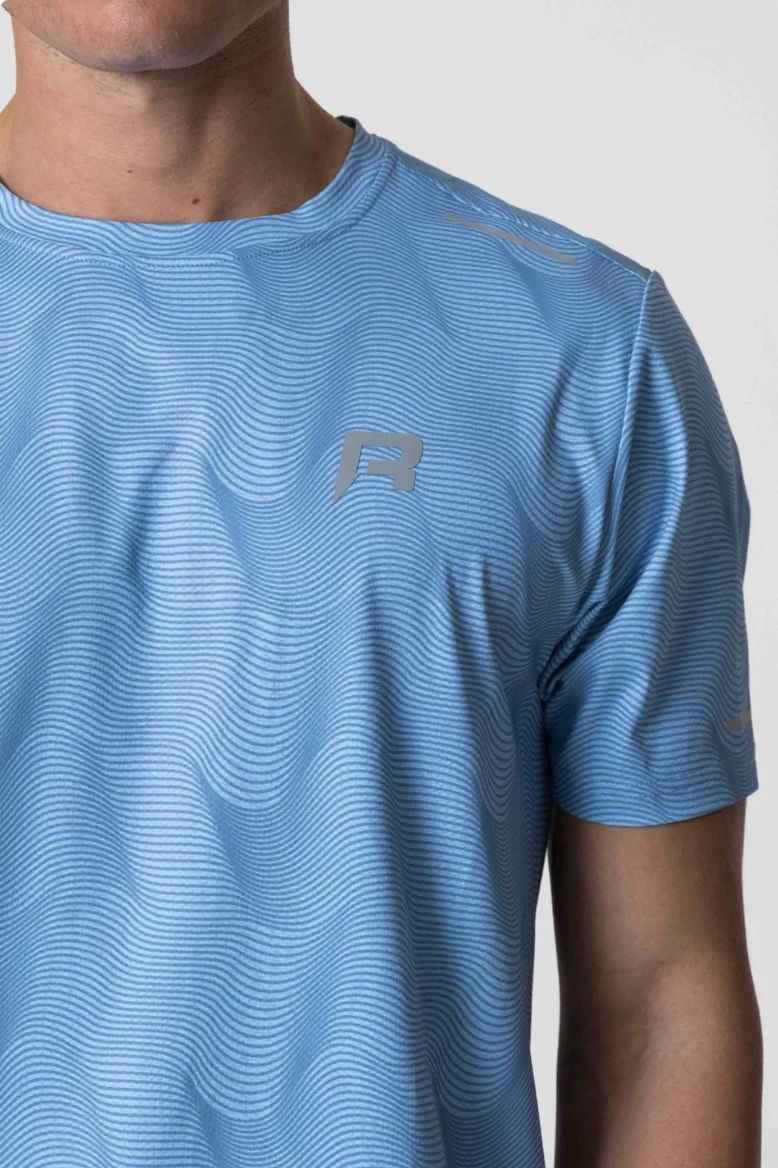 Reprimo Ripple T Shirt - Sky Blue