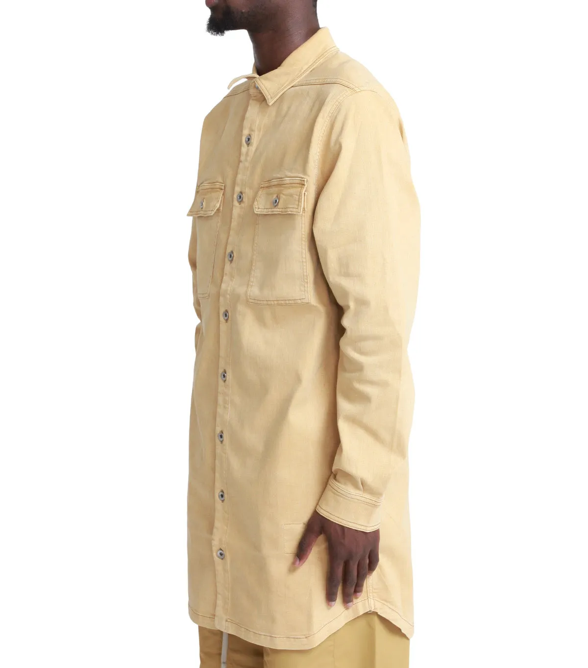 Rick Owens DRKSHDW Jumbo Outershirt Mustard
