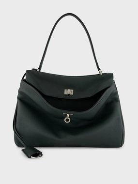 Rodeo Medium Handbag in Pine Green