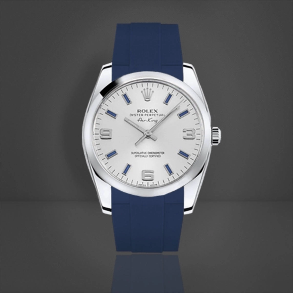Rolex - Rubber B strap for Air King 34mm - Classic Series